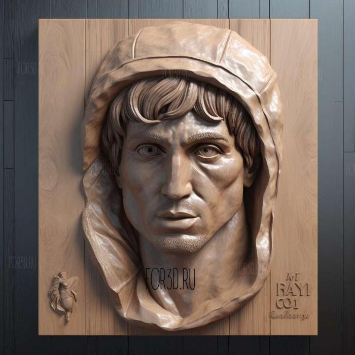 Rocky Balboa 3 3d stl модель для ЧПУ